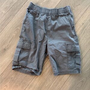 Place Charcoal Elastic Waist Shorts